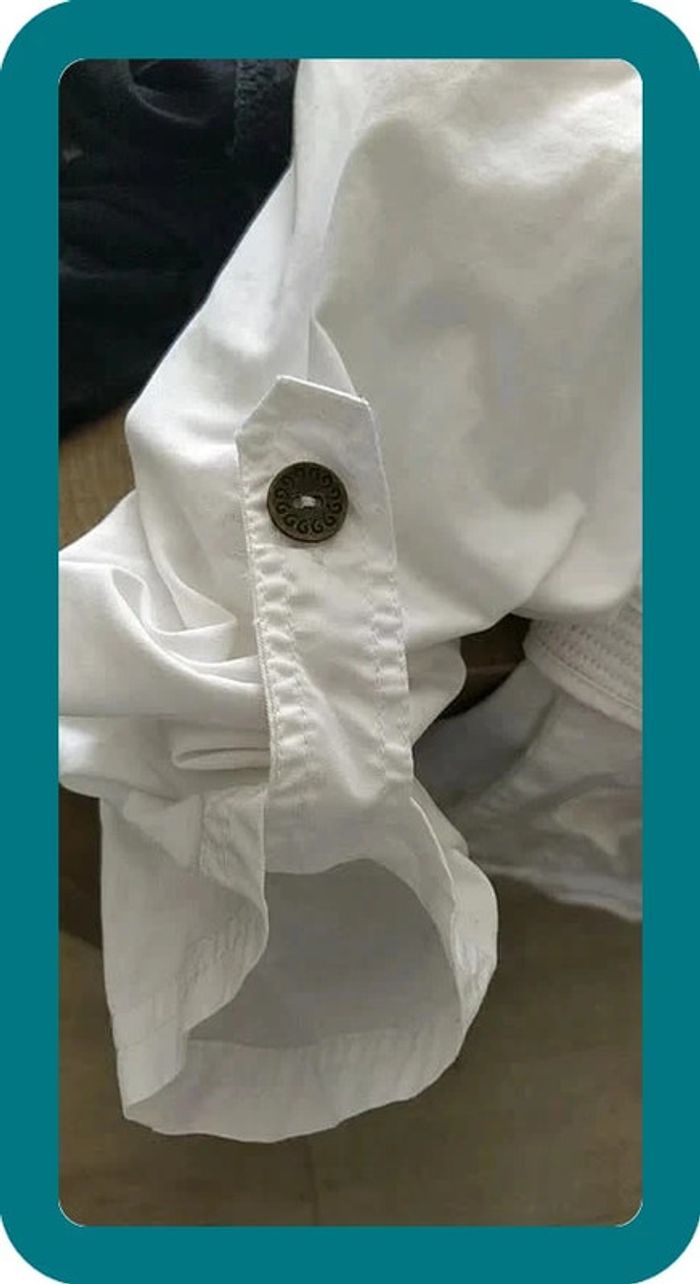 Veste saharienne blanche Mystic - photo numéro 6