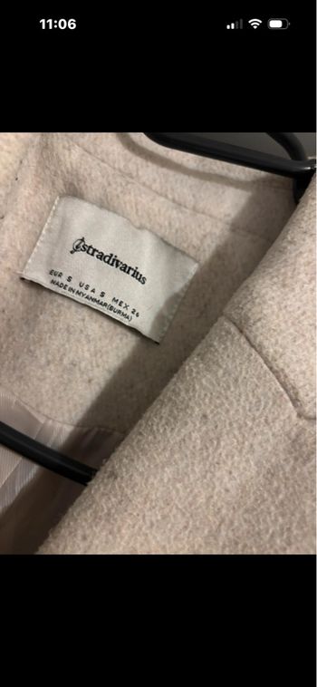 manteau trench droit long beige