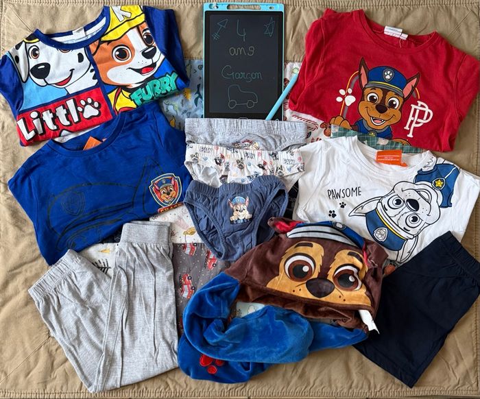 Lot de vêtements pat patrouille - T4ans - Nickelodeon