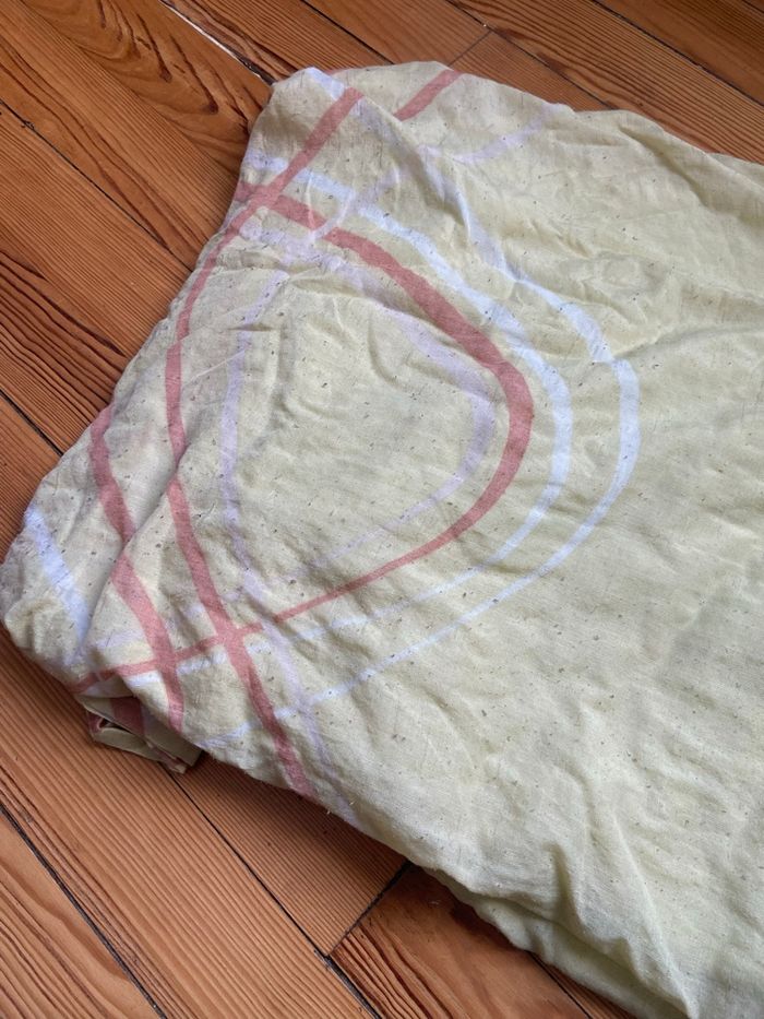 Drap plat jaune - photo numéro 2