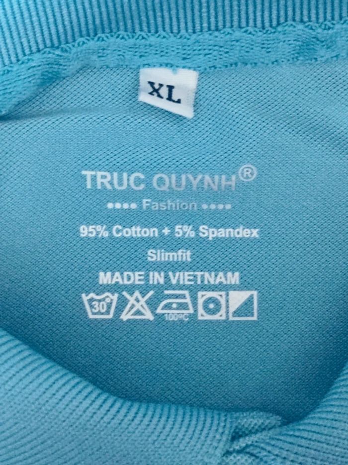 Polo bleu ciel / Truc Quynh Fashion - 40/L à 42/XL - photo numéro 4