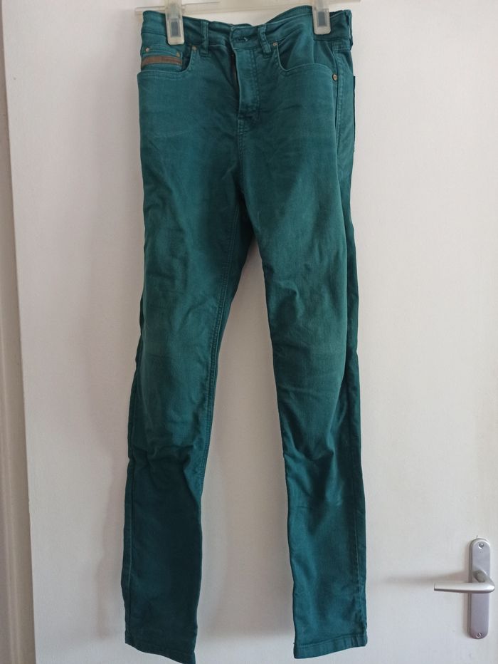 Pantalon bleu-vert Furygan femme taille 34