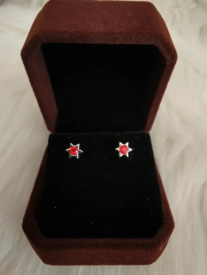 💎Boucles d’oreilles Argenté Etoile 💎