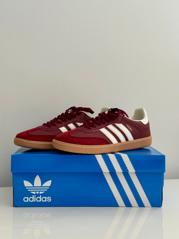 Adidas Samba OG | Bordeaux, Blanche