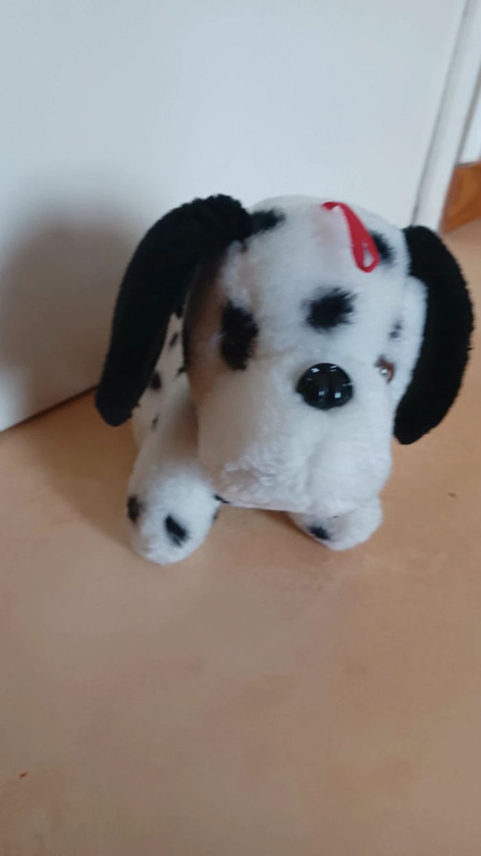 Peluche chien type Dalmatien - photo numéro 2