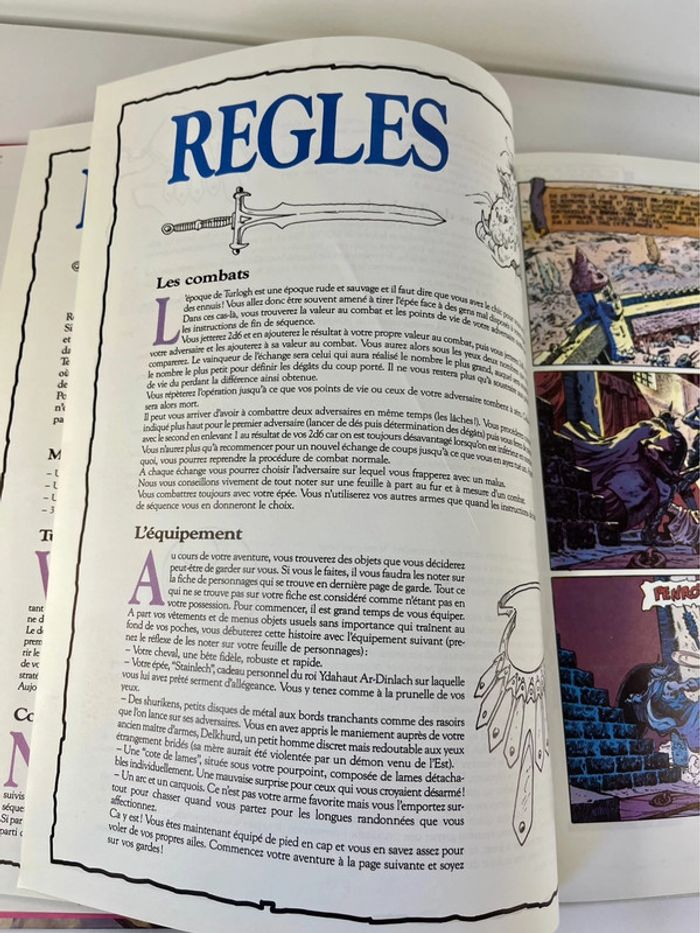 Rare BD interactive vintage : Turlogh le rôdeur - La sphère du Nécromant - photo numéro 13