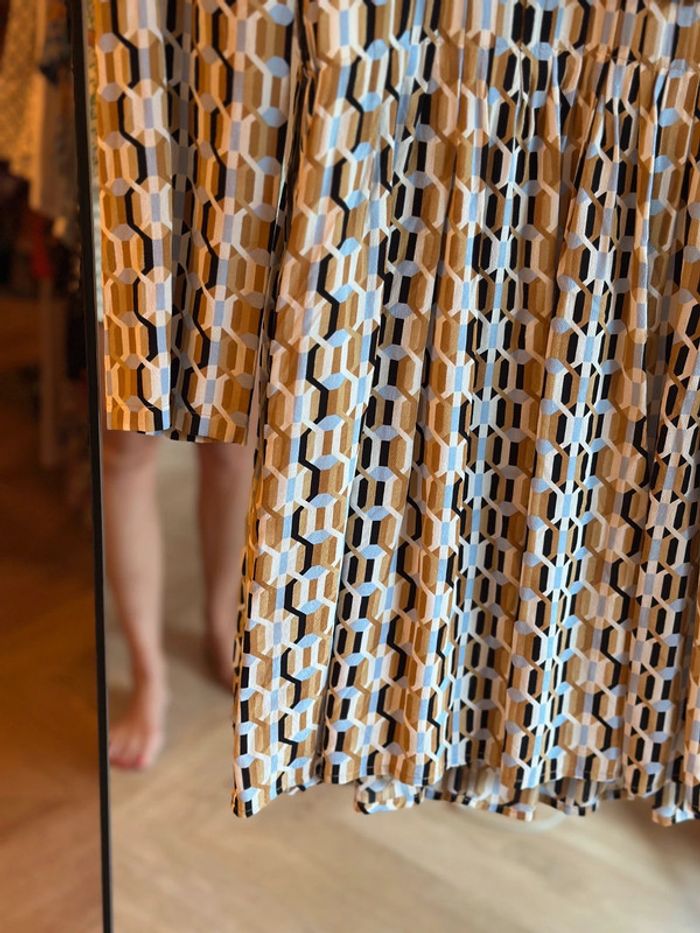 Robe midi imprimée Maje – neuve T.38 - photo numéro 6