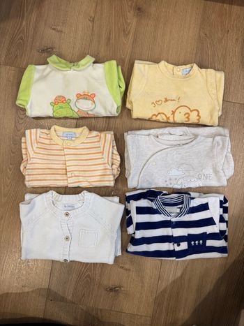 Lot 6 pijamas bebé