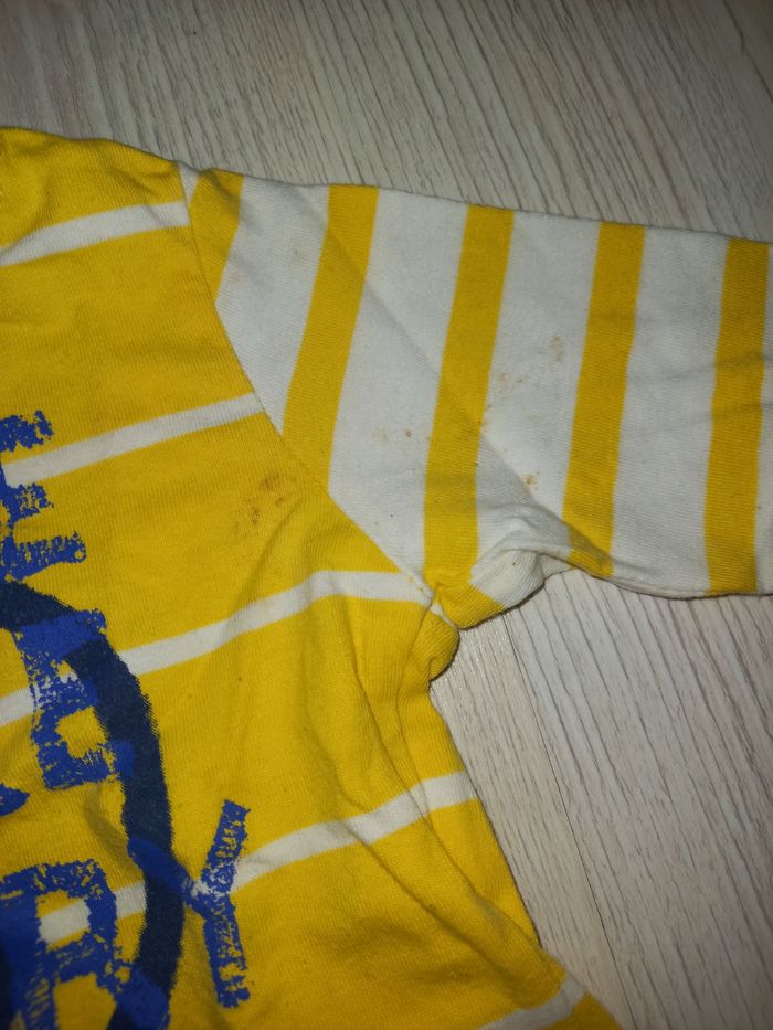 Lot de 2 t-shirts ML garçon 6 mois - photo numéro 5