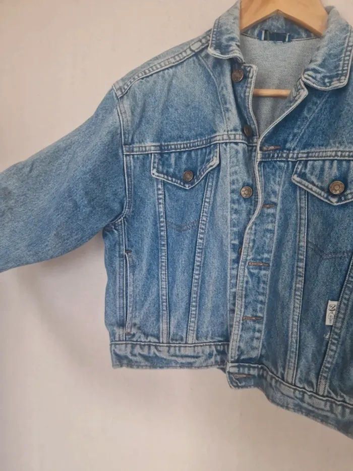 Veste en jeans vintage année 90s marque z 10 ans - photo numéro 6
