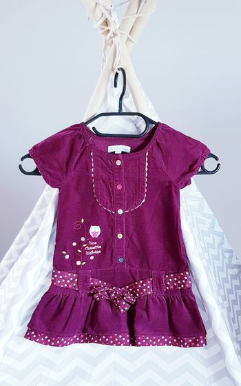 🦉 Robe en velours - Kimbaloo - 12 mois 🦉