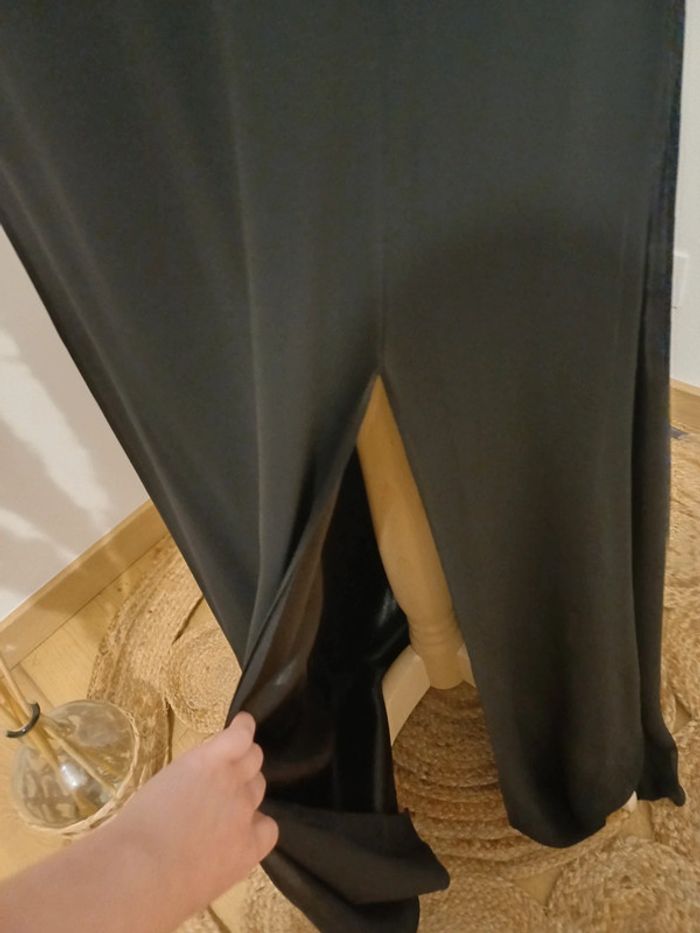 Robe longue noire de soirée/cocktail avec sequins Lipsy taille XS 34 - photo numéro 5