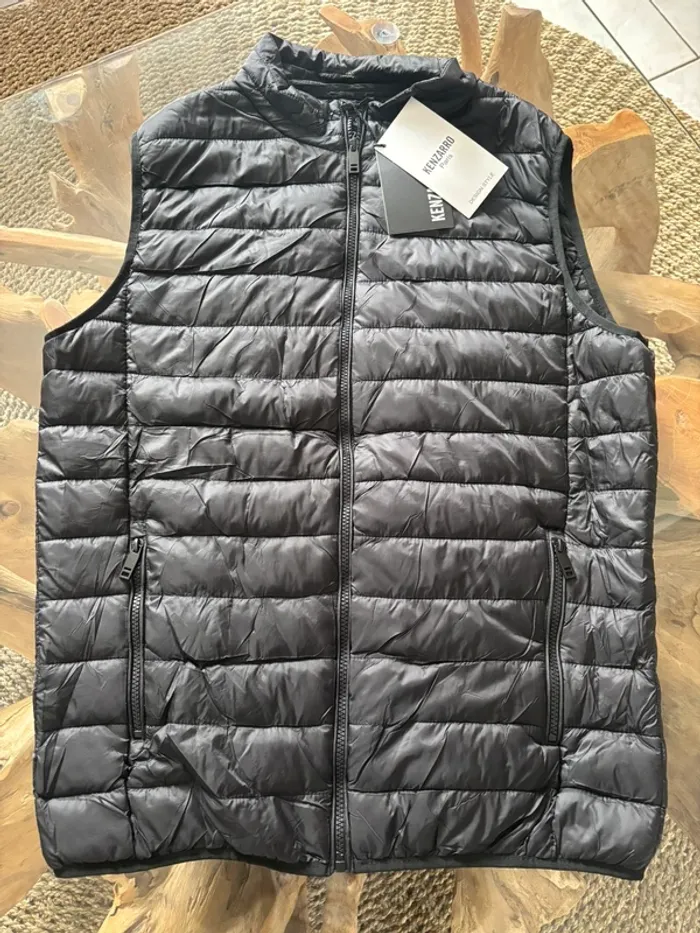 Doudoune veste sans manches légère Kenzarro Paris noir neuf - photo numéro 3