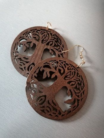 Boucle d'oreilles arbre de vie