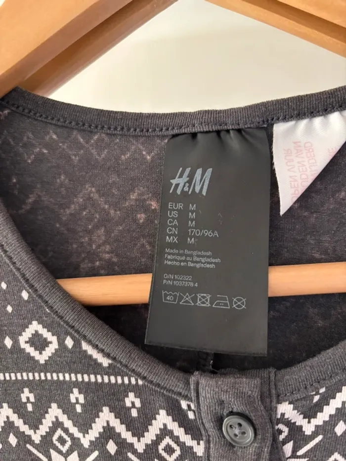 Combinaison de nuit H&M M - photo numéro 3