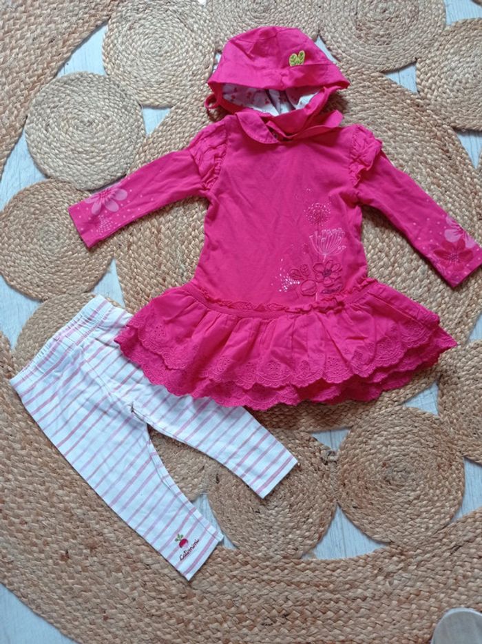 Ensemble robe fille 12 mois
