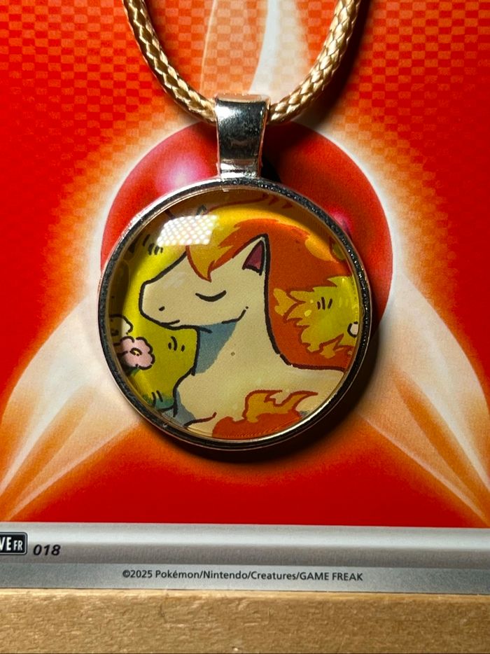 Pendentif Pokémon Ponyta - photo numéro 2