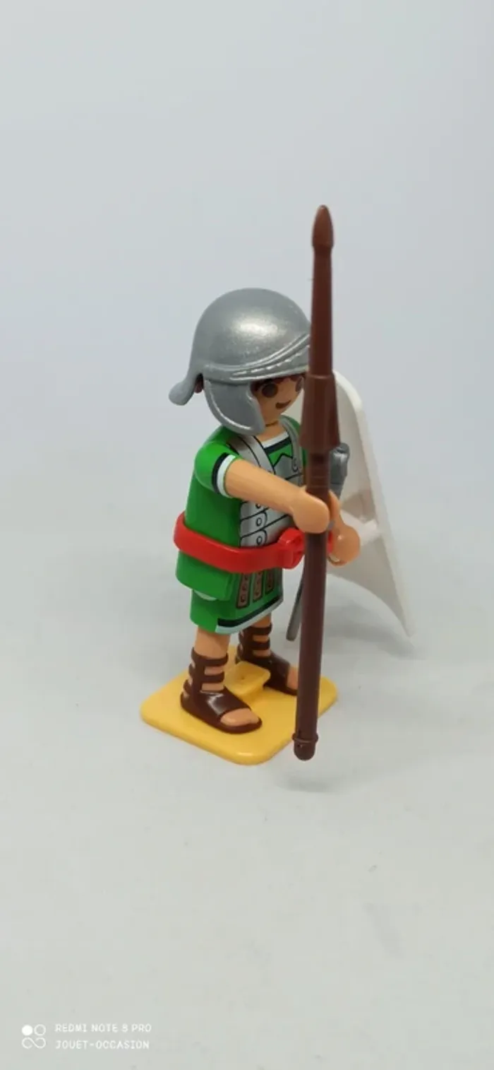 Homme légionnaire romain avec glaive à la ceinture et lance playmobil - photo numéro 2