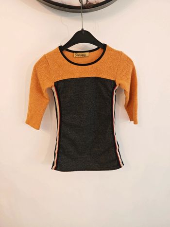 Robe longue d'hiver bi couleur 4 ans