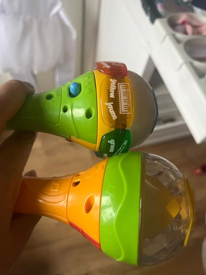 Maracas jouets bébé V tech musical - photo numéro 3