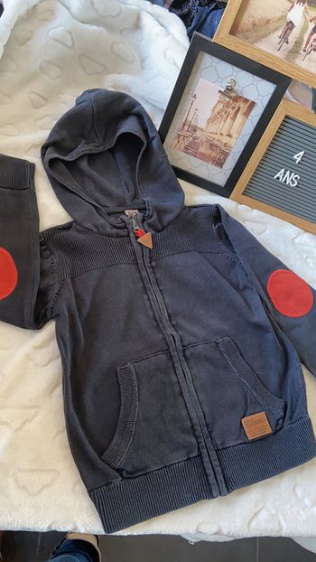 Gilet zippe 4 ans