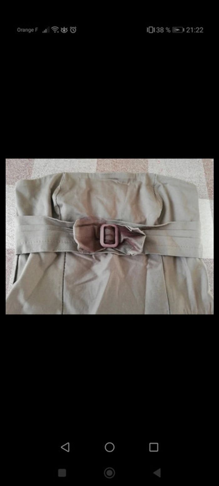 Robe bustier taupe taille S - photo numéro 4