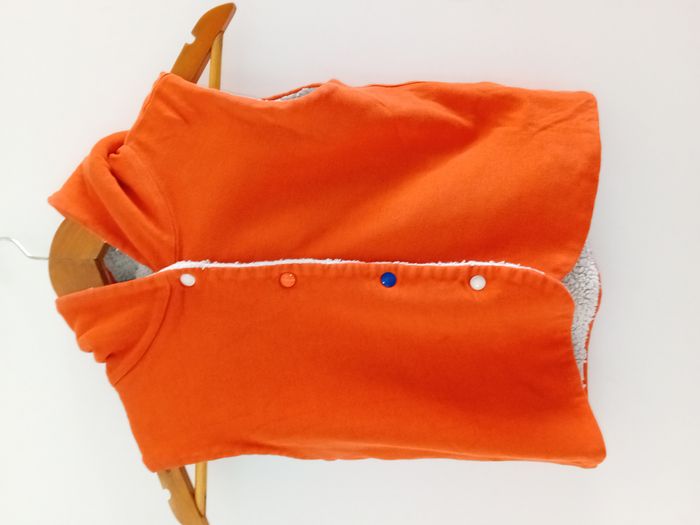 Gilet veste à capuche  réversible 10 ans fille - photo numéro 3