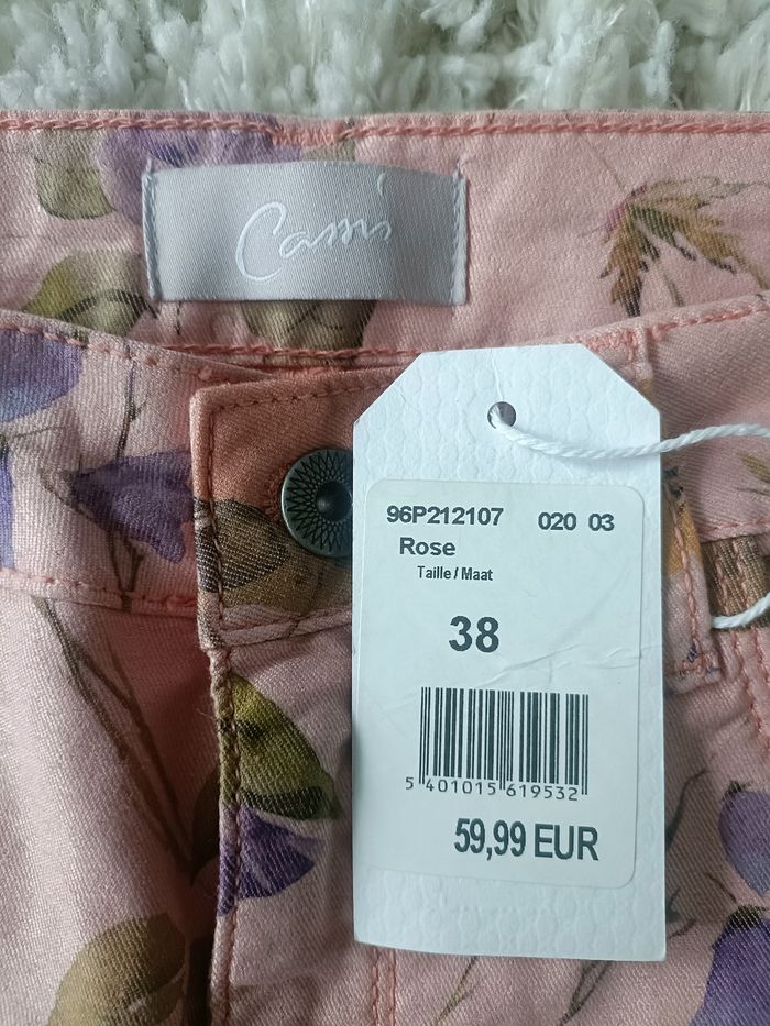 Pantalon multicouleur cassis en 38 - photo numéro 2