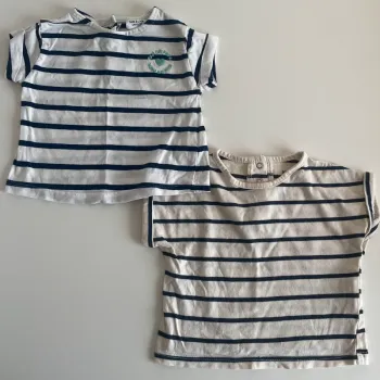 ensemble 2 t-shirt marinière