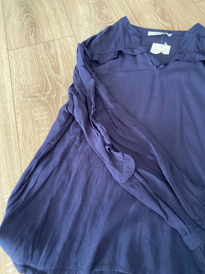 Blouse promod bleu marine - photo numéro 3
