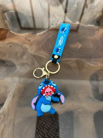 Porte clé Stitch bleu plastique Disney