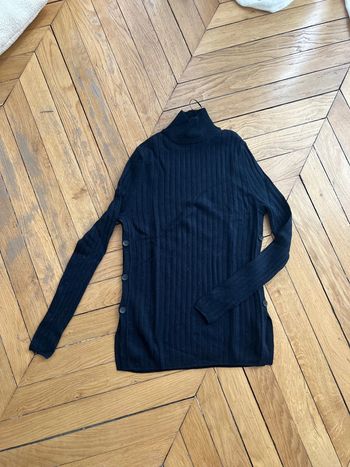 Pull col Zara marine S