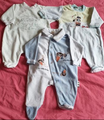 Lot de 3 pyjamas