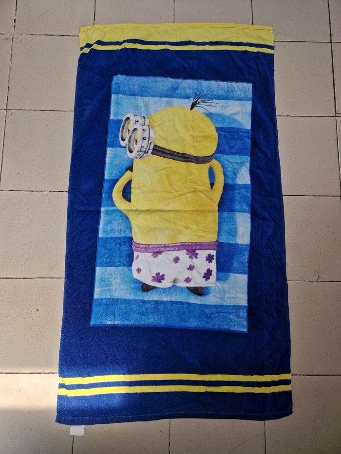 Serviette de plage minion