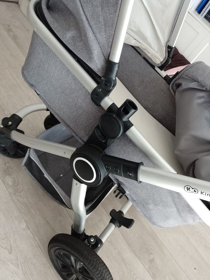 Poussette 3 en 1 Kinderkraft MOOV – Gris – Nacelle, Poussette & Siège Auto - photo numéro 5
