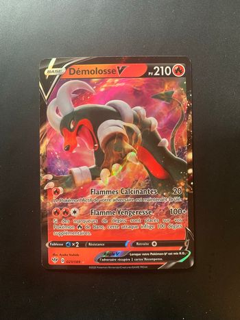Carte Pokemon Demolosse V Ténèbres Embrasées
