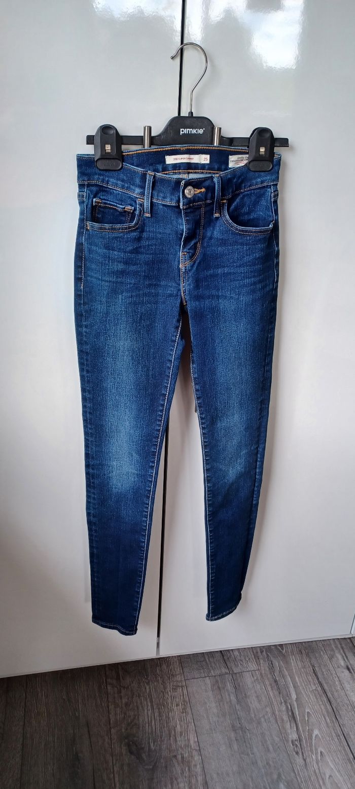 Pantalon jeans élastique femme taille xs levi's - photo numéro 2