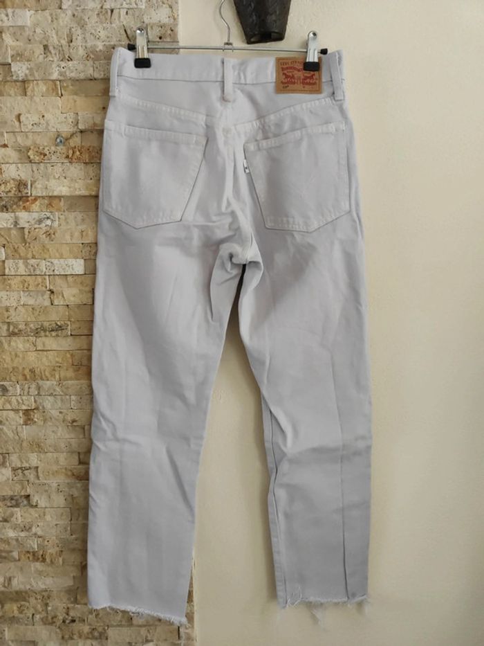 Jeans Levi's W24 L26 mauve pâle - photo numéro 4