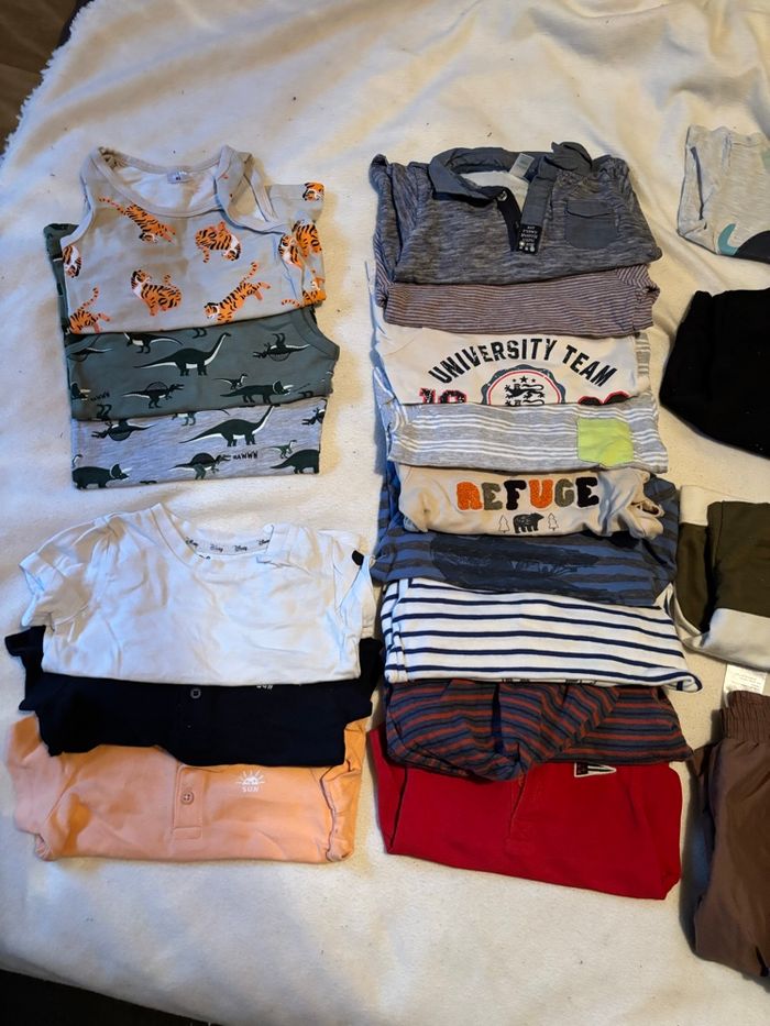 Lot vêtement garçon hiver 9-12 mois - photo numéro 5