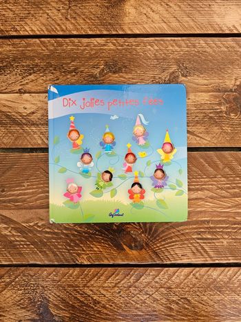 Livre enfants 10 jolies petites fées à toucher fille ou garçon mixte bébé