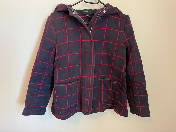 Manteau à carreaux Mango - photo numéro 2
