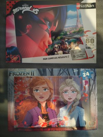 Lot 2 puzzles NEUF