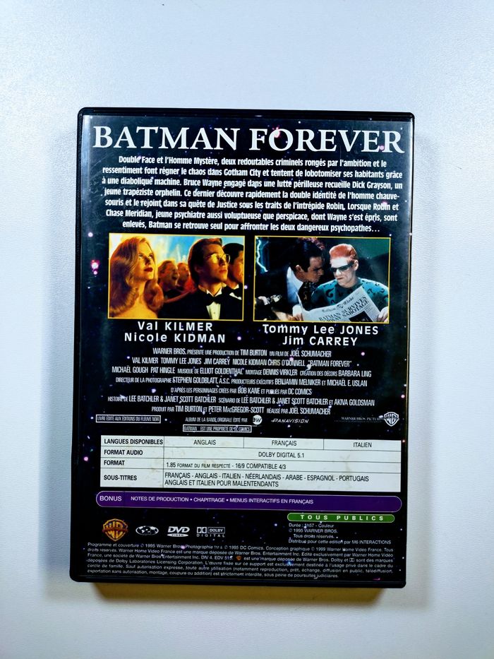 📀 Batman Forever – Le Chevalier Noir face à Double-Face et l’Homme Mystère 🦇🔥 - photo numéro 2
