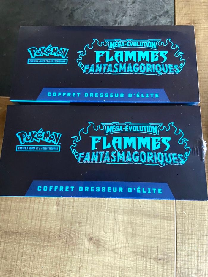Lot de 2 Pokémon ETB Méga Évolutions ME2 – Flammes Fantasmagoriques - photo numéro 6