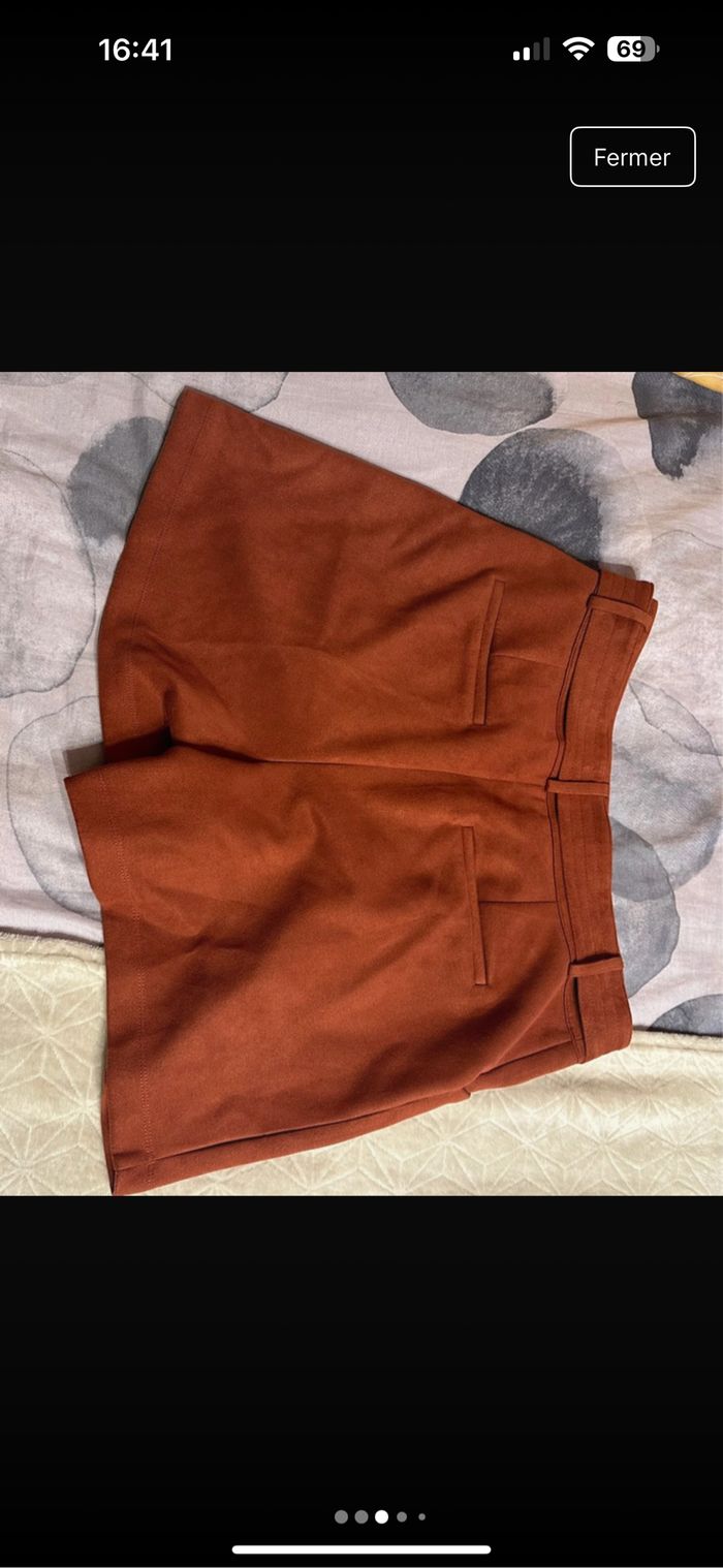 Short velours camaïeu - photo numéro 2