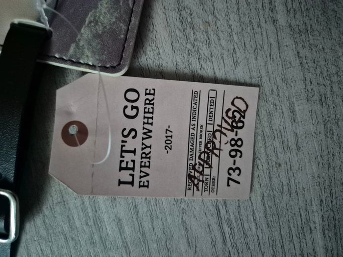 Etiquette à bagage Sass & Belle And so the adventure begins - photo numéro 3