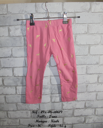 Legging 2 ans Kiabi (49x-46-ctbh19)