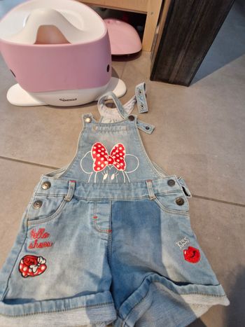 Salopette short