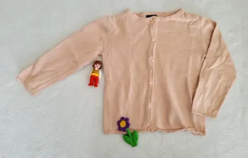 Gilet rose saumon