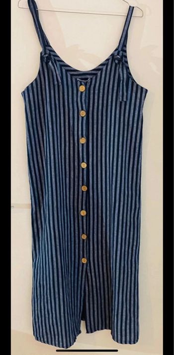 Robe midi en lin Taille 36 Made in Italy